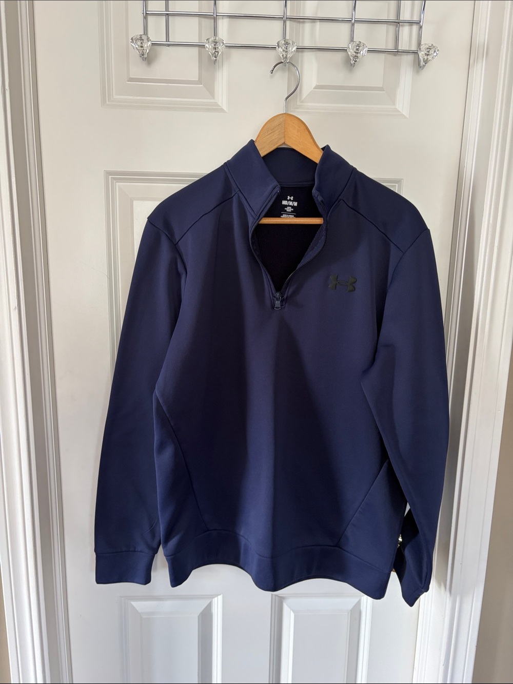 Under Armour Men’s Dark Navy Quarter-Zip Performance Pullover